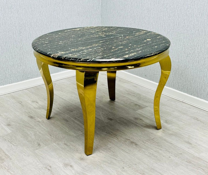 C902 Round Gold Dinning Table